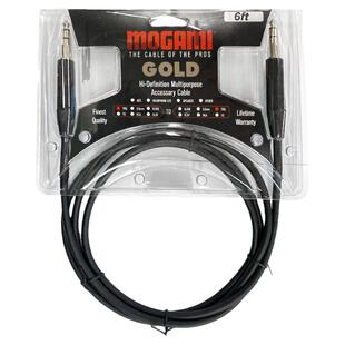MOGAMI GOLD TRS-TRS 大三芯立体声连接线 1.8/3/6米平衡音箱线