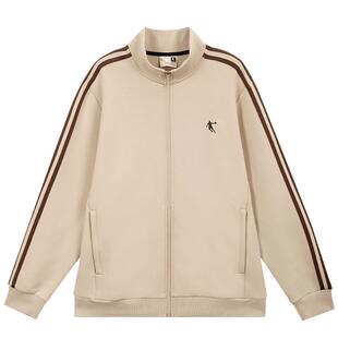 乔丹外套男装春季2026新款卫衣男生冲锋衣针织运动服开衫立领夹克