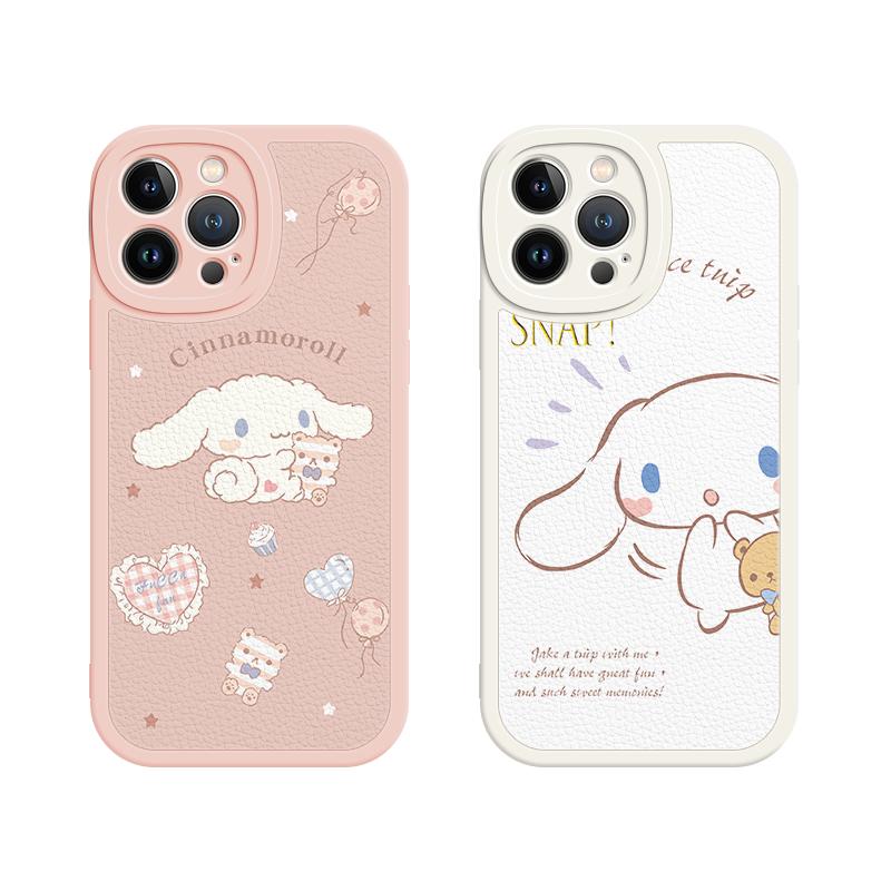 可爱玉桂狗苹果13手机壳16新款iPhone12情侣11promax小熊xr大耳狗闺蜜17女14plus小羊皮7p小众1