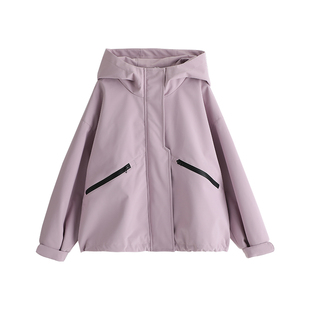 布丁哈鲁童装女童休闲2026春秋季新款洋气春装儿童防风长袖外套