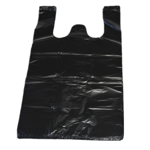 大中黑色塑料袋垃圾袋背心袋家用方便袋购物打包袋手提袋胶袋批发