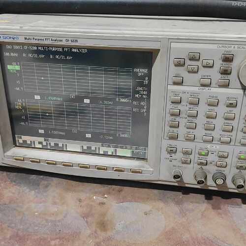 小野ONO SOKKI CF-5220 FFT频谱分析仪,议