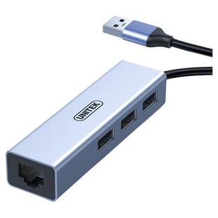 优越者usb3.0转网口分线器笔记本电脑多接口扩充器外置硬盘拓展坞