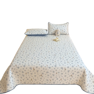 A类榻榻米床盖单件2025新款四季通用非全棉纯棉宿舍床单人三件套3