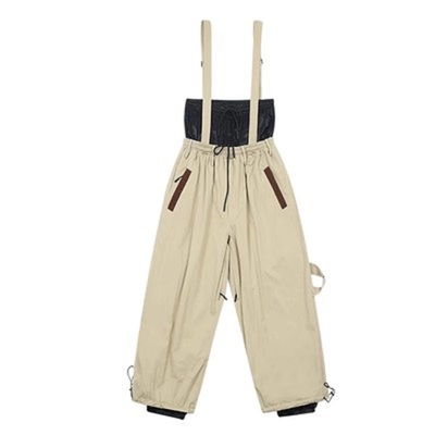 chillwhite背带裤加绒