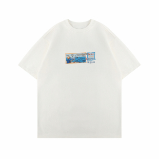 明星同款GOOZI MADE250g重磅索罗娜短袖T恤男夏季美式凉感男生tee