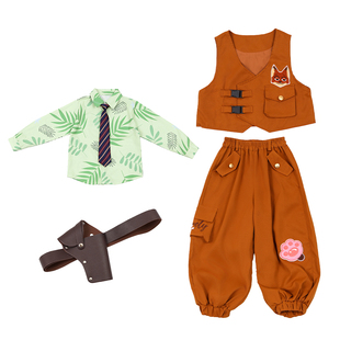 女童2026年新款疯狂动物城兔子警官尼克春款洋气朱迪兔子警官套装