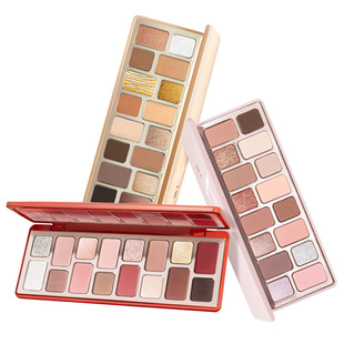 千妍16色眼影盘日常淡妆大地色多色系哑光珠光彩色眼影百搭新手
