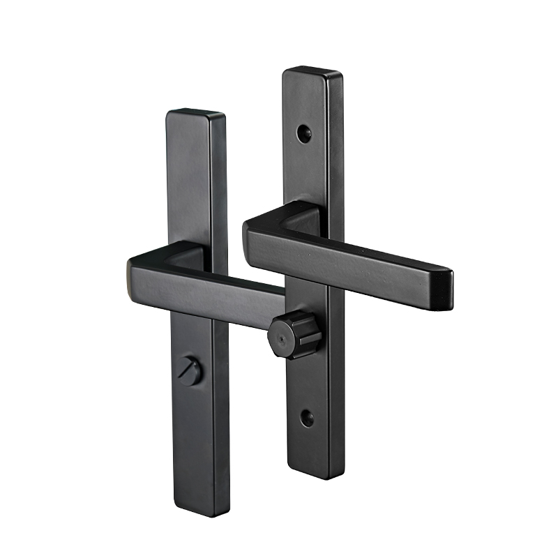 卫生间门锁通用型静音防水绣浴室厕所门锁铝合金手柄洗手间门把手