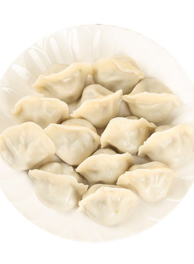 纯净素水饺不含五辛全素饺子无葱姜素斋饺子茴香馅素饺子佛家水饺