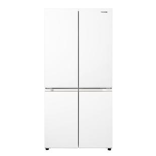 东芝大白梨冰箱639零嵌大容量十字门双系统家用制冰新品以旧换新