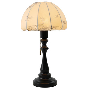 法式中古台灯充电款触摸开关卧室床头氛围灯布艺客厅高级感P801