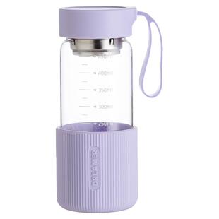 玻璃杯豆浆咖啡外出便携带盖女2025新款耐高温刻度高颜值茶水杯子