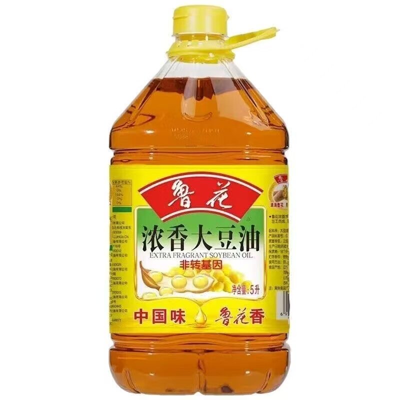 【26年新日期】鲁花浓香大豆油5L非转基因家用桶装食用油营养丰富