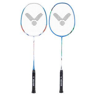 victor胜利羽毛球拍正品威克多小铁锤初学入门轻碳素纤维学生双拍