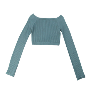 青青之舞丨一字领针织外搭舞蹈春秋冬保暖披肩一字肩芭蕾长袖上衣