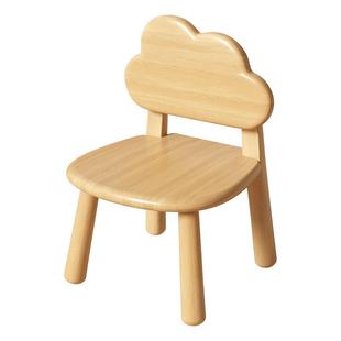 实木小椅子家用客厅儿童矮凳靠背木头圆板凳门口大人换鞋凳小凳子