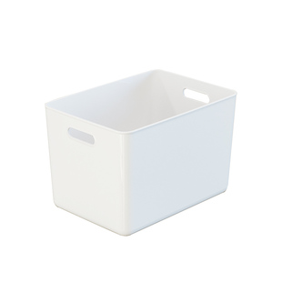 书本收纳箱盒杂物筐教室神器学生储物整理带盖子桌下塑料框籍装用