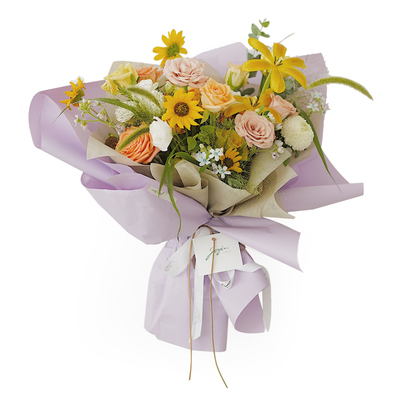 苁丛全新缤纷matt卷筒鲜花包装纸