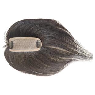 假发全真发手织递针蓬松增发量隐形轻薄无痕直发片遮盖白发头顶