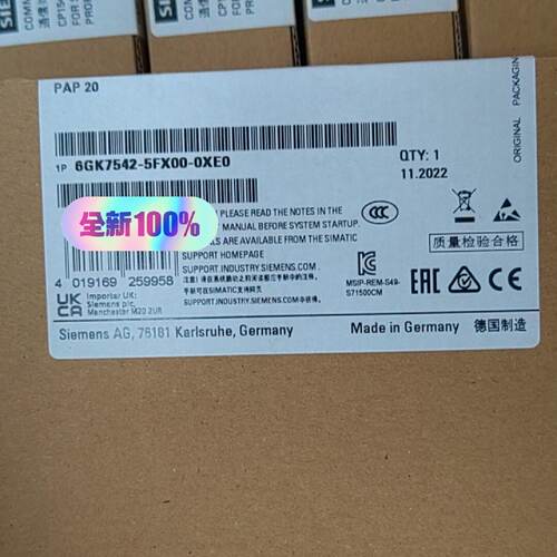 【询价】6GK7542-5FX00-0XE0通信处理器6GK适用