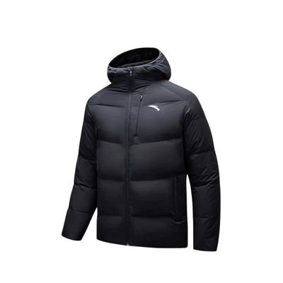 安踏防风防水防油污加厚羽绒服