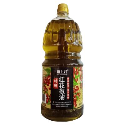 麻上好特麻红花椒油四川特产特麻特香麻油藤椒油家用凉拌菜2.5L