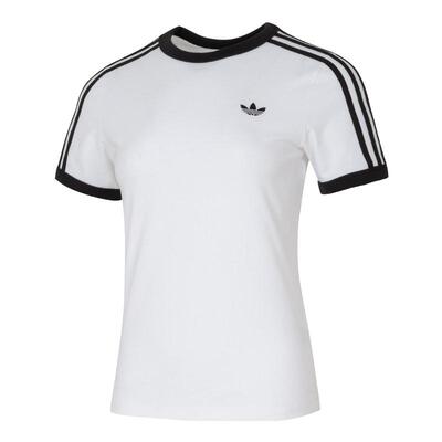 Adidas阿迪达斯三叶草女装2026春季新款3S TEE SLIM短袖T恤KD3683
