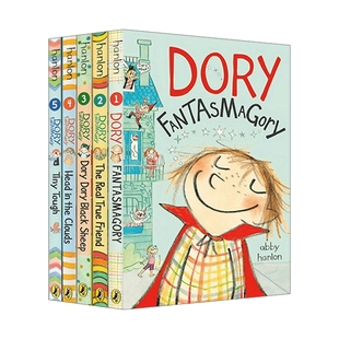 华研原版 爱幻想的多莉1-6册 英文原版 Dory Fantasmagory 小学生课外阅读章节书 幻想小说 英文版 进口英语原版书籍