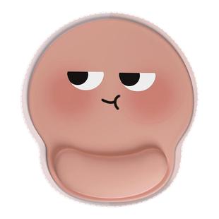 护腕鼠标垫搞怪表情男女生防滑卡通办公室滑鼠垫可爱手托电脑桌面