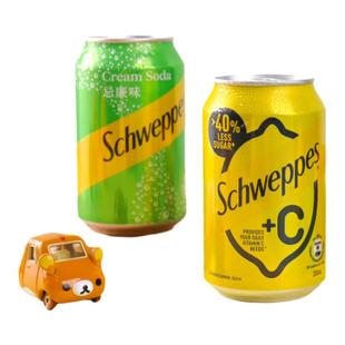 6罐香港进口奶油味玉泉忌廉汽水怡泉可口可乐港版苏打水饮料饮品