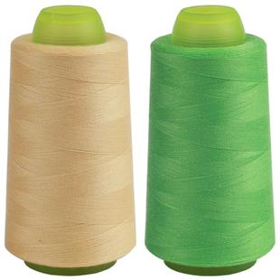 缝纫机线缝补彩色针线家用缝衣线手缝DIY涤纶线白线大卷宝塔线402