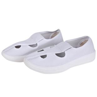 静电鞋男女款无尘加厚软底车间防臭工厂电子厂专用pu软底四孔esd