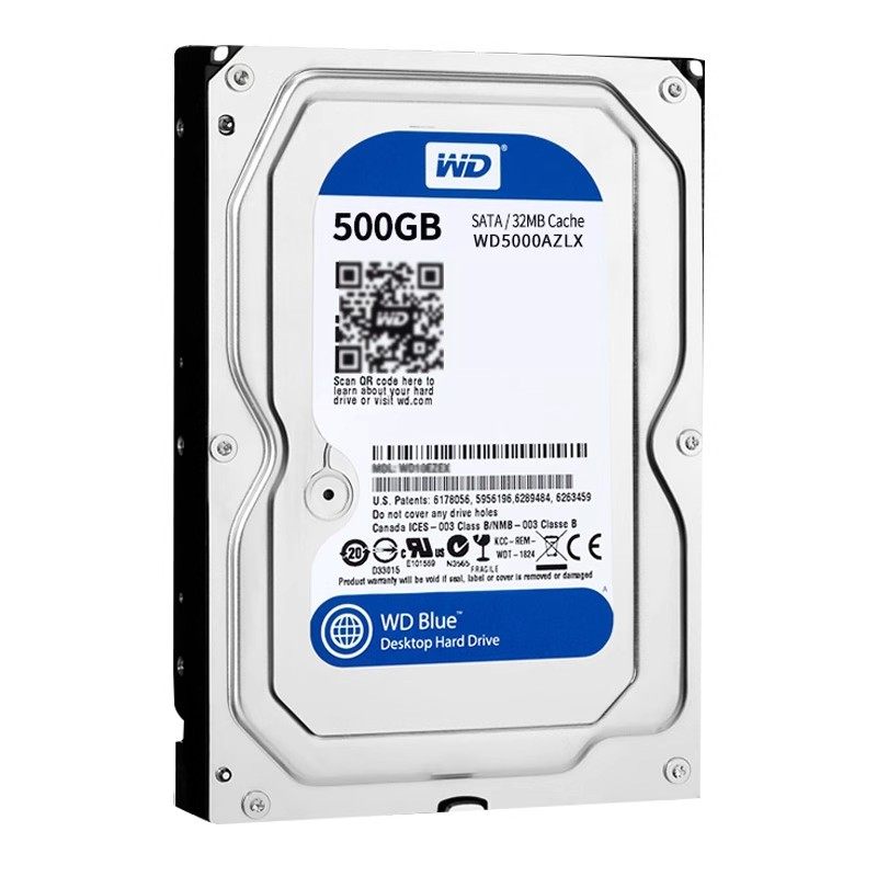 WD5000AAKX/WD5000ALZX西部数据3.5寸蓝盘500G台式机电脑硬盘监控