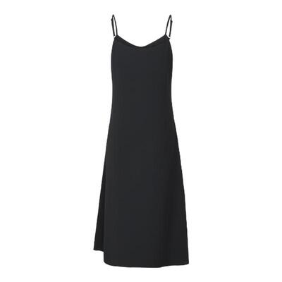 GCRUES黑色吊带连衣裙女夏季