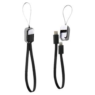 挂绳短款数据线接口PD闪充公对公双TypeC两头充电线65W超级快充适用于ipad苹果16手机iPhone15华为笔记本电脑