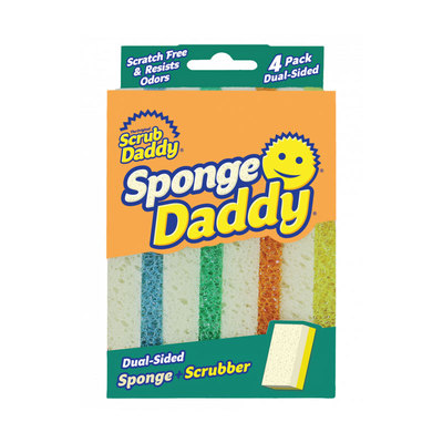 美国进口Scrub Daddy清洁擦海绵擦强力洗碗长方形清洁擦 双面