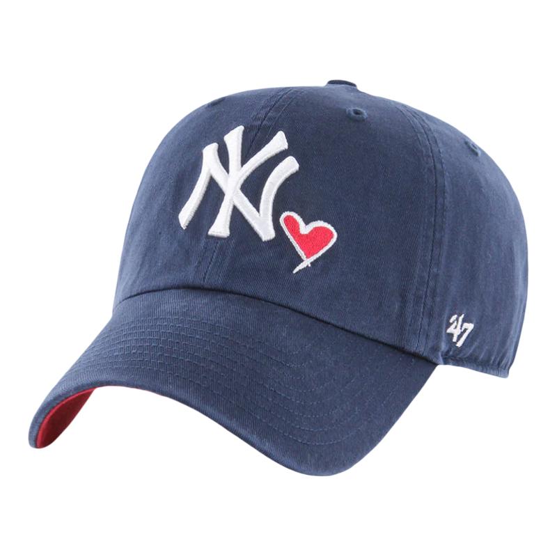 47brand爱心鸭舌帽MLB棒球帽