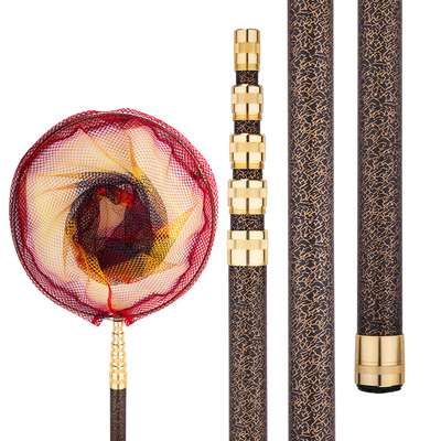 凯瑞巨物抄网杆超硬高碳素材质