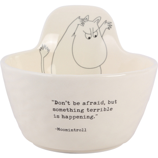 moomin姆明亚美餐具陶瓷碗燕麦面碗个人专用勺子米饭碗儿童酸奶碗