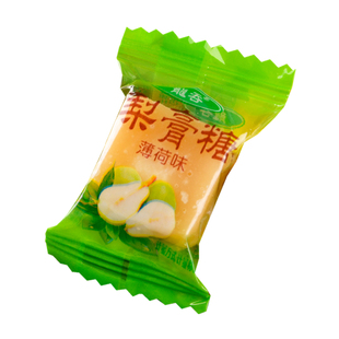 正宗梨膏糖老式传统手工熬制薄荷糖休闲零食薄荷味传统糖果散装