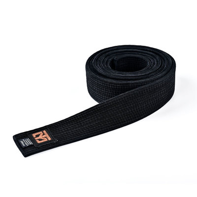 高端MOOTO跆拳道黑带腰带绣字