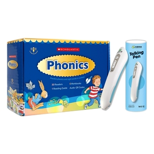 Scholastic Phonics美国学乐英语自然拼读分级绘本36册点读笔进口英文原版书籍儿童小学英语启蒙入门教材读物牛津树毛毛虫甜心英语