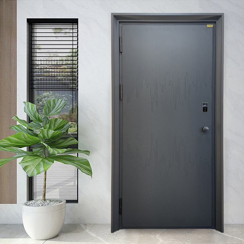新款防盗门家用入户门进户门甲级安全门单开门密码锁轻奢子母门