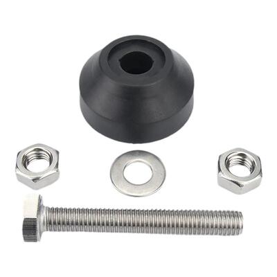 金超304不锈钢尼龙脚杯塑料固定地脚螺丝调节M6M8M10M12Φ40 Φ50