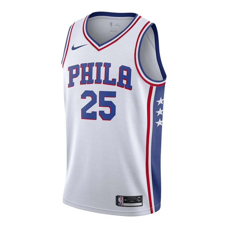 Nike/耐克正品费城 76 人队 NIKE SW JERSEY 男子球衣 CJ7677