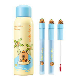 Colorkey珂拉琪卡皮巴拉联名唇露唇釉哑光雾面丝绒显白水感水转雾