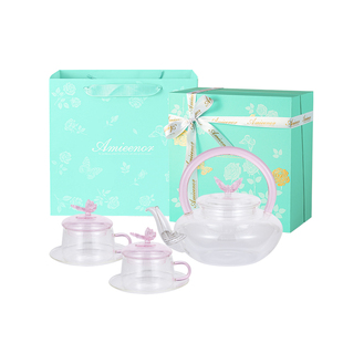 Amieenor轻奢玻璃壶耐高温乔迁水杯具套装新婚伴手礼老师毕业礼物