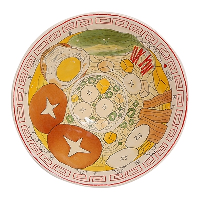 甜欧尼创意斗笠碗可进洗碗机