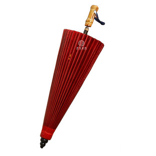 红伞结婚新娘伞婚礼伞红色出嫁雨伞中式古风迎亲接亲伞新娘喜雨伞